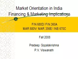 Market Orientation in India