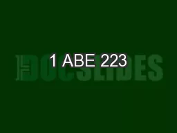 1 ABE 223