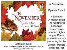 In November