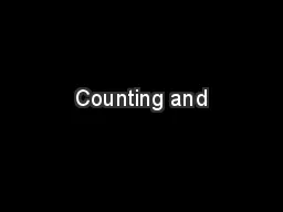 Counting and