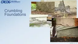 Crumbling Foundations