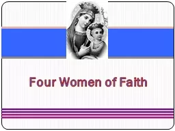 Four Women of Faith