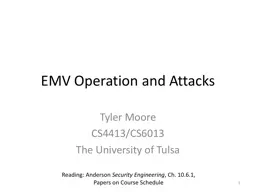 EMV Operation and Attacks
