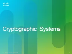 Cryptographic Systems