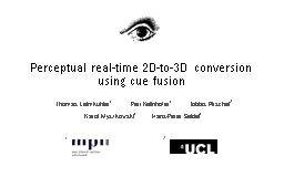 Perceptual real-time 2D-to-3D conversion