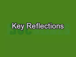 Key Reflections