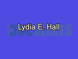 Lydia E. Hall