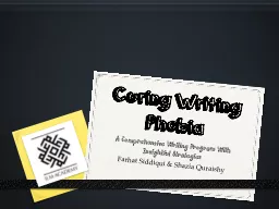 Curing Writing Phobia