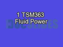 1 TSM363 Fluid Power