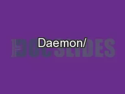 Daemon/