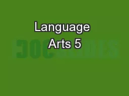Language Arts 5