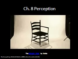 Ch. 8 Perception