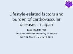 Lifestyle-related factors and burden of cardiovascular dise