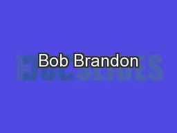 Bob Brandon