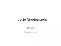 Intro to Cryptography