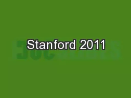 Stanford 2011