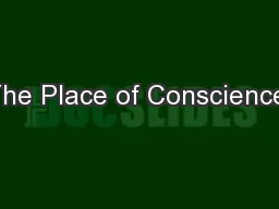 The Place of Conscience: