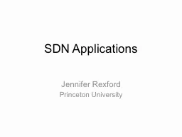 SDN Applications