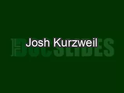 Josh Kurzweil