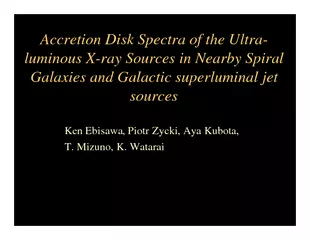 Accretion Disk Spectra of the Ultra luminous X ray Sou