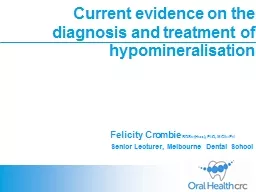 Current evidence on the diagnosis and treatment of hypomine