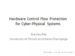 Hardware Control Flow Protection for Cyber-Physical Systems