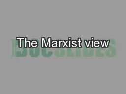 The Marxist view