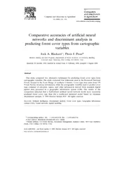 Computers and Electronics in Agriculture    Comparativ