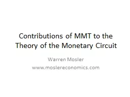 Contributions of MMT to the Theory of the Monetary Circuit