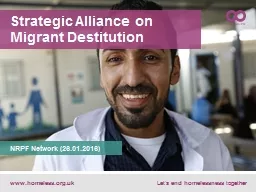 Strategic Alliance on Migrant Destitution
