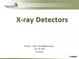 X-ray Detection