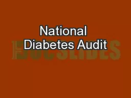 National Diabetes Audit