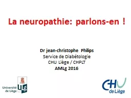 La neuropathie: parlons-en !