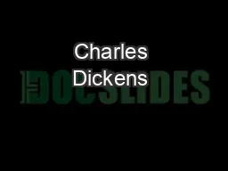 Charles Dickens & Victorian England