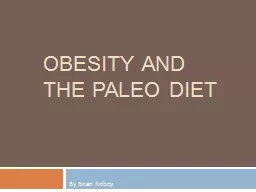 Obesity And the paleo diet