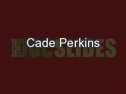 Cade Perkins