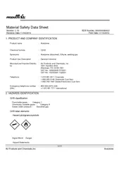 Material Safety Data Sheet Version   SDS Number  Revis