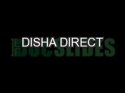 DISHA DIRECT