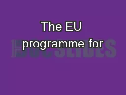The EU programme for