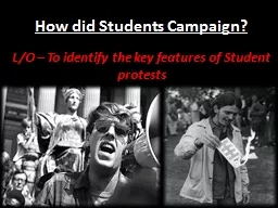How did Students Campaign?
