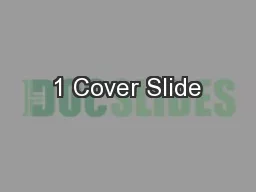 1 Cover Slide