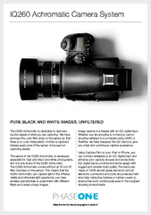 IQ Achromatic Camera System PURE BLACK AND WHITE IMAGE