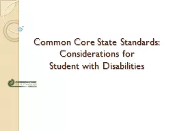 Common Core State Standards: