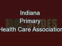 Indiana Primary Health Care Association