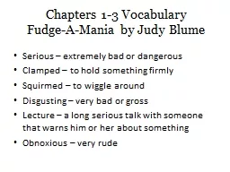 Chapters 1-3 Vocabulary