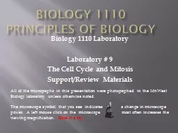 Biology 1110