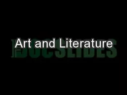 Art and Literature