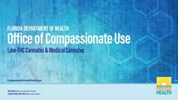 Medical Cannabis Implementation Update