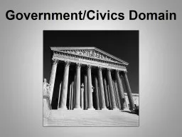 Government/Civics Domain