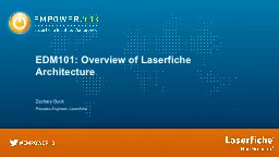 Overview of Laserfiche Architecture